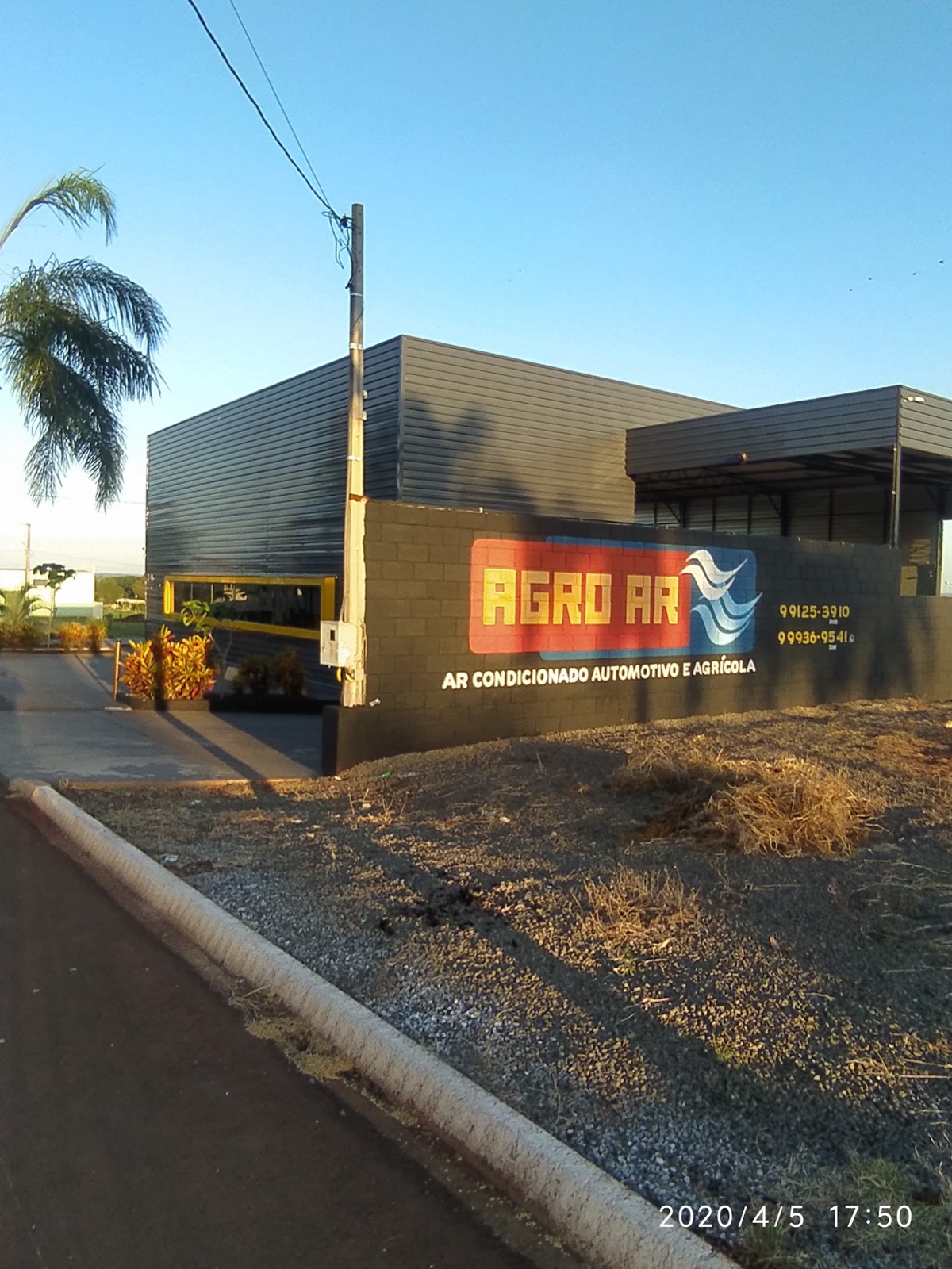 Nova sede da Agro AR com o letreiro